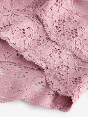 Victoria's Secret Rose Pink Hipster Lace Knickers - Image 3 of 3