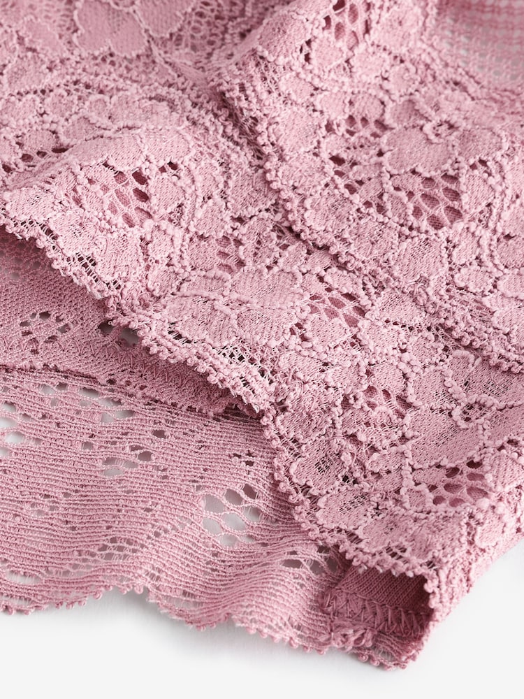 Victoria's Secret Rose Pink Hipster Lace Knickers - Image 3 of 3
