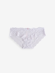 Victoria's Secret Feather Purple Hipster Lace Knickers - Image 1 of 3