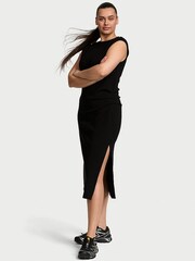 Victoria's Secret Pure Black Featherweight Knit Maxi Dress - Image 1 of 1