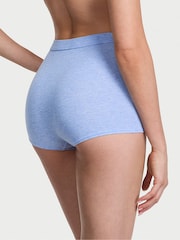 Victoria's Secret Heather Cornflower Blue High Waist Cotton Logo Knickers - Image 2 of 2