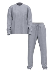Victoria's Secret Medium Heather Grey Trouser Cotton Pyjama Set - Image 3 of 3