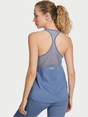 Victoria's Secret Moonlight Blue Racerback Mesh Tank Top - Image 2 of 2