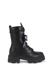 KG Kurt Geiger Trekker Lace Up2 Black Boots - Image 2 of 5