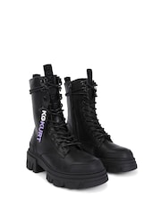 KG Kurt Geiger Trekker Lace Up2 Black Boots - Image 4 of 5