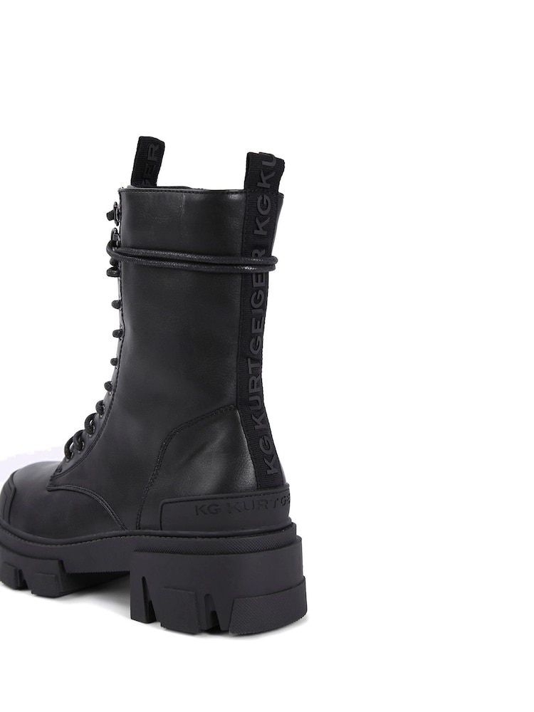 KG Kurt Geiger Trekker Lace Up2 Black Boots - Image 5 of 5