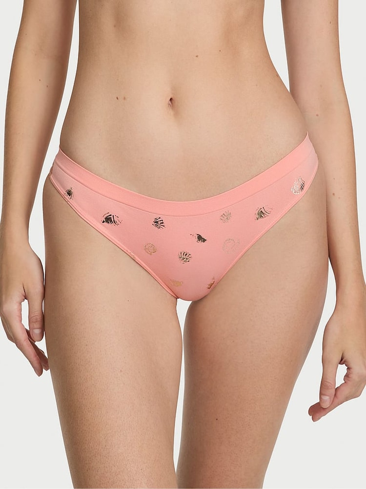 Victoria's Secret Peachy Orange Thong Knickers - Image 1 of 2