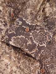 Brown Beach Shirt Cover-Up - Image 8 of 8