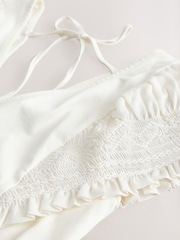 Cream Mini Jersey Cap Sleeved Dress - Image 2 of 3