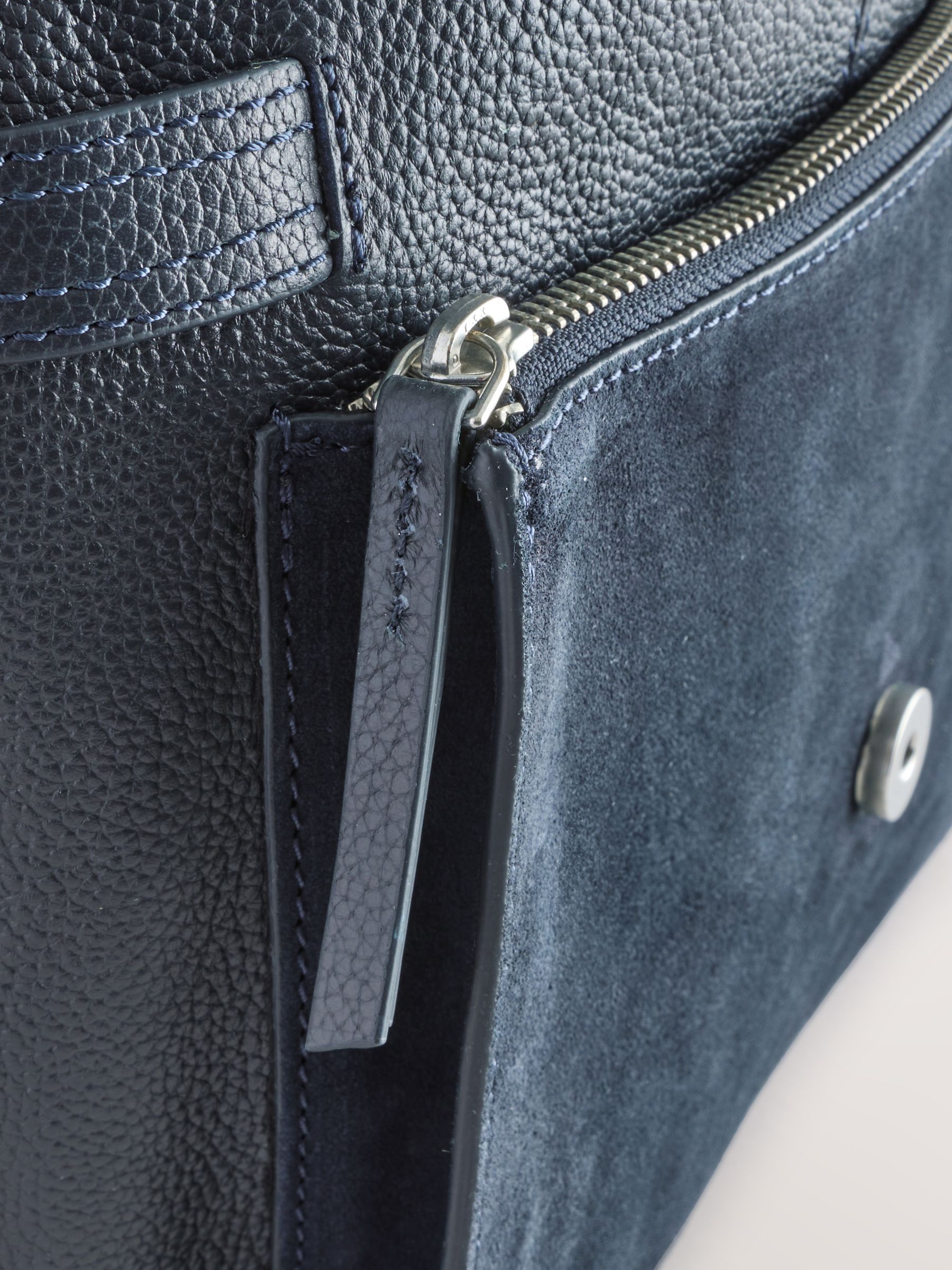 Buy Navy Leather Pocket Messenger Bag from Next South Africa