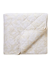 Sanderson Linen Pyramus Quilted Throw - Image 2 of 2