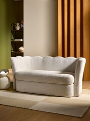 MADE.COM Off White Pax Boucle Maya 2 Seater Sofa - Image 1 of 6