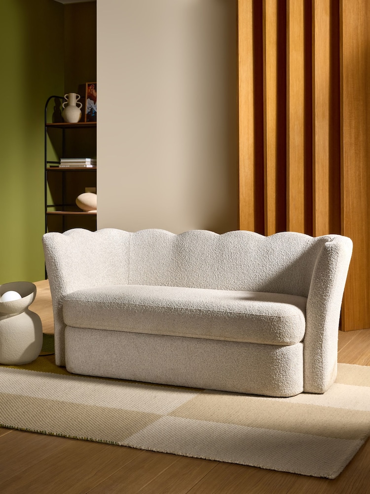 MADE.COM Off White Pax Boucle Maya 2 Seater Sofa - Image 1 of 6