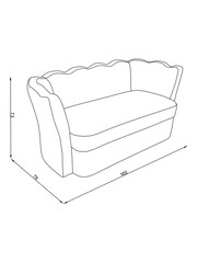 MADE.COM Off White Pax Boucle Maya 2 Seater Sofa - Image 6 of 6