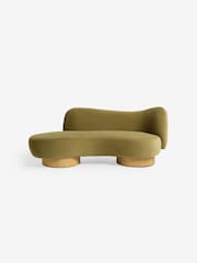 MADE.COM Fern Green Velvet Novara 2 Seater Sofa - Image 3 of 6