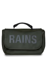 Rains Khaki Green Texel Wash Bag - Image 2 of 3