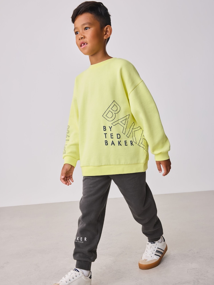 Baker by Ted Baker Oversized Graphic Sweatshirt and Joggers Set - Image 1 of 14