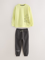 Baker by Ted Baker Oversized Graphic Sweatshirt and Joggers Set - Image 9 of 14