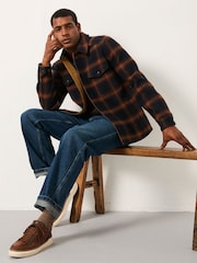 Camisa FatFace de tecido colado Check - Imagem 4 de 7