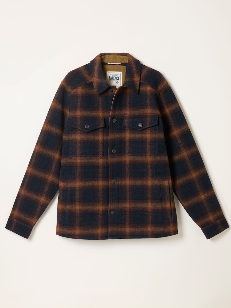 Camisa FatFace de tecido colado Check - Imagem 7 de 7