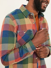 FatFace Rye Multi Long Sleeve Buffalo Check Shirt - Image 3 of 5