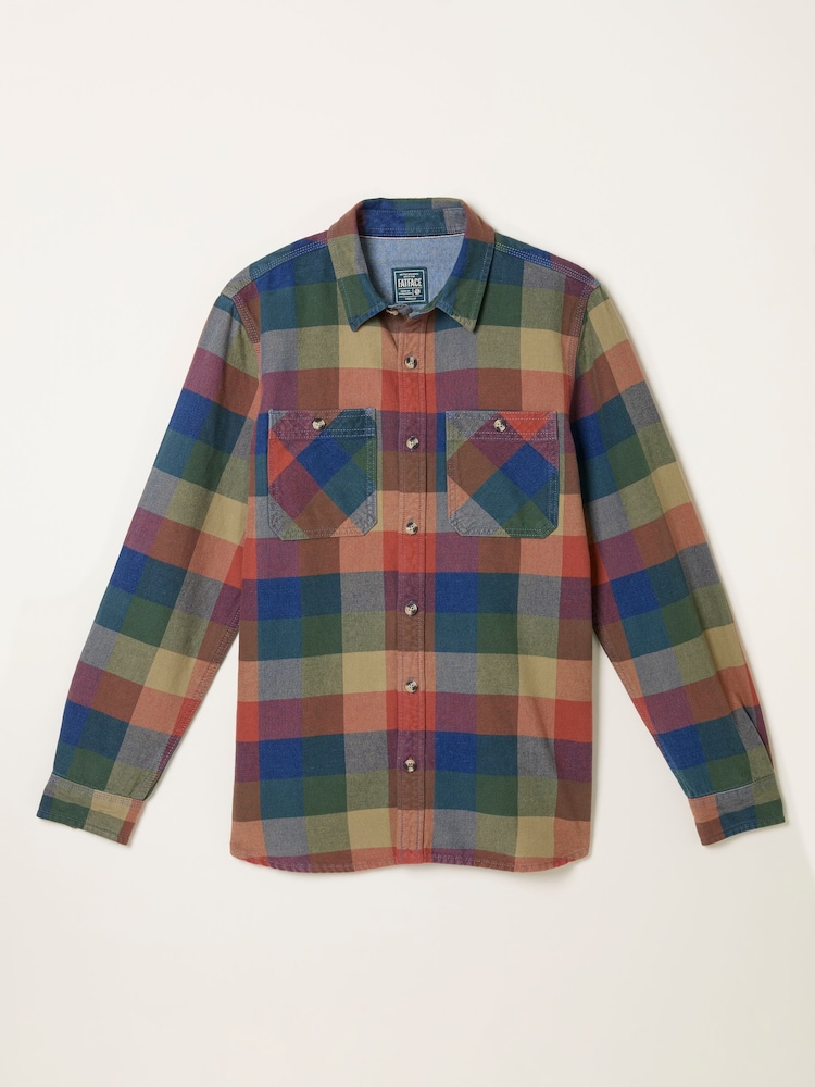 FatFace Rye Multi Long Sleeve Buffalo Check Shirt - Image 5 of 5 FatFace Rye Multi Long Sleeve Buffalo Check Shirt - Image 5 of 5