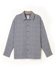 Camisa xadrez texturizada de manga comprida FatFace com ajuste relaxado - Imagem 4 de 4