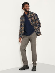 FatFace Khaki Green Stirling Quilted Overshirt - Image 4 of 7