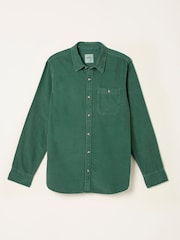 Verde esmeralda - Camisa de veludo cotelê manga comprida FatFace - Imagem 5 de 5