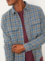 FatFace Pixley Mid Blue Long Sleeve Check Shirt - Image 4 of 5