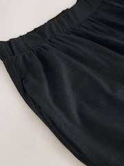 Black Jersey Harem Joggers - Image 8 of 8