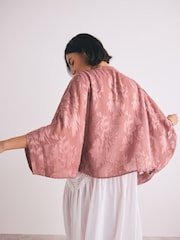 Dusky Pink Cropped Bunout Cover-Up - Image 4 of 10
