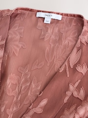 Dusky Pink Cropped Bunout Cover-Up - Image 7 of 10