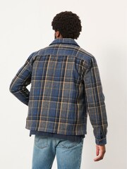 FatFace Jasper Navy Wool Mix Overshirt - Image 2 of 4