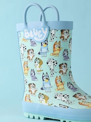 Vanilla Underground Blue Bluey Kids Wellies with Handles - Image 3 of 5