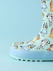 Vanilla Underground Blue Bluey Kids Wellies with Handles - Image 5 of 5