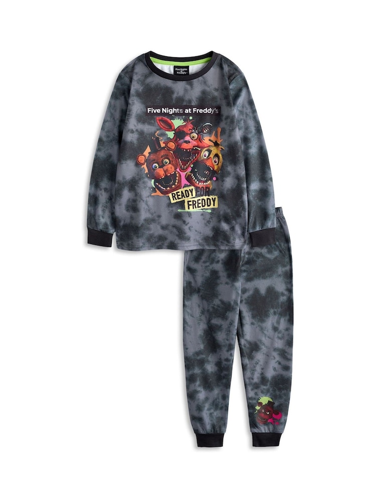 Vanilla Underground Black Boys Five Nights At Freddys Pyjamas - Image 1 of 9