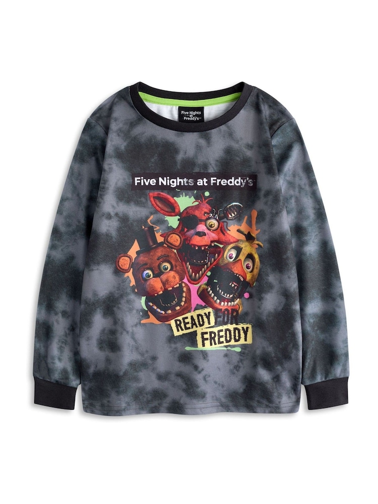 Vanilla Underground Black Boys Five Nights At Freddys Pyjamas - Image 2 of 9