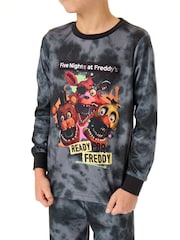 Vanilla Underground Black Boys Five Nights At Freddys Pyjamas - Image 9 of 9