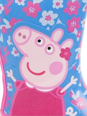 Vanilla Underground Blue Peppa Pig Kids Wellies with Handles - Image 4 of 6