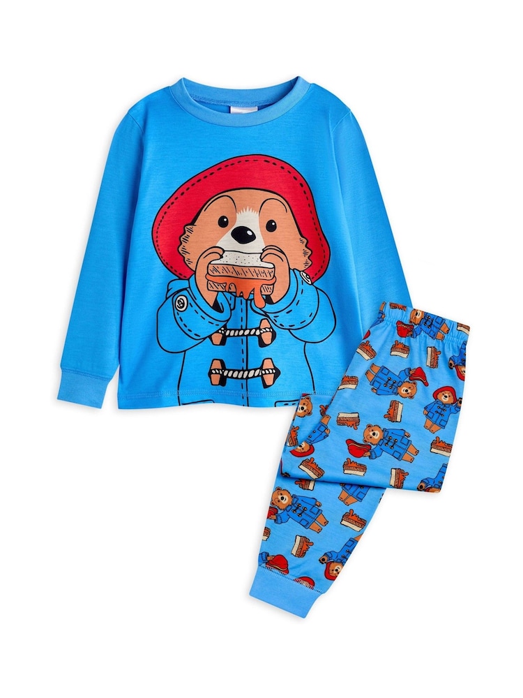 Vanilla Underground Blue Kids Paddington Bear Pyjamas - Image 1 of 6