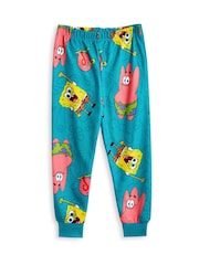 Vanilla Underground Yellow Kids Spongebob Pyjamas 2 Pack - Image 4 of 5
