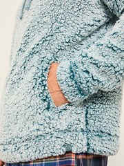 FatFace Dark Teal Sofa Snuggle Hoodie - Image 4 of 6