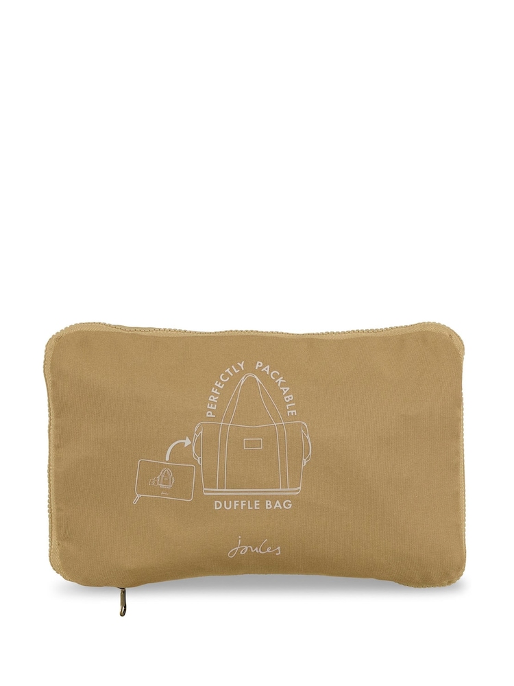 Joules Brown Epwell Packaway Duffle Bag - Image 7 of 7