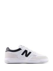 New Balance White/Black Mens 480 Trainers - Image 1 of 7