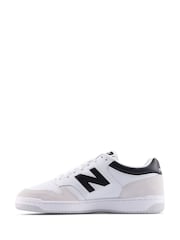 New Balance White/Black Mens 480 Trainers - Image 2 of 7