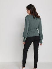 Kaffe Anno Astrid Wrap Cardigan - Image 4 of 5