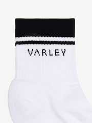 Varley White Lenni Half Crew Socks - Image 2 of 2