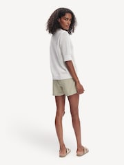 Varley White Ellie Knit Shirt - Image 4 of 6