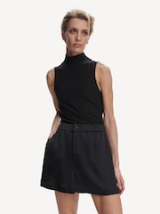Varley Black Sarka High Rise Shorts - Image 1 of 7